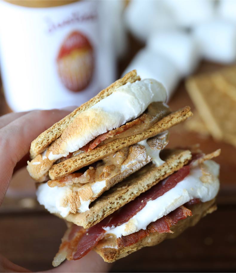 S’MORES AU BACON À L’ÉRABLE