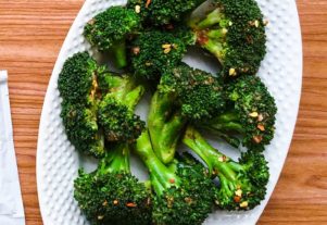 NUTTY ALMOND BUTTER BROCCOLI SALAD