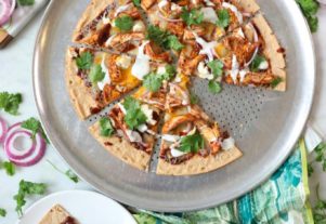 Almond butter BBQ chicken pizza recipe justins